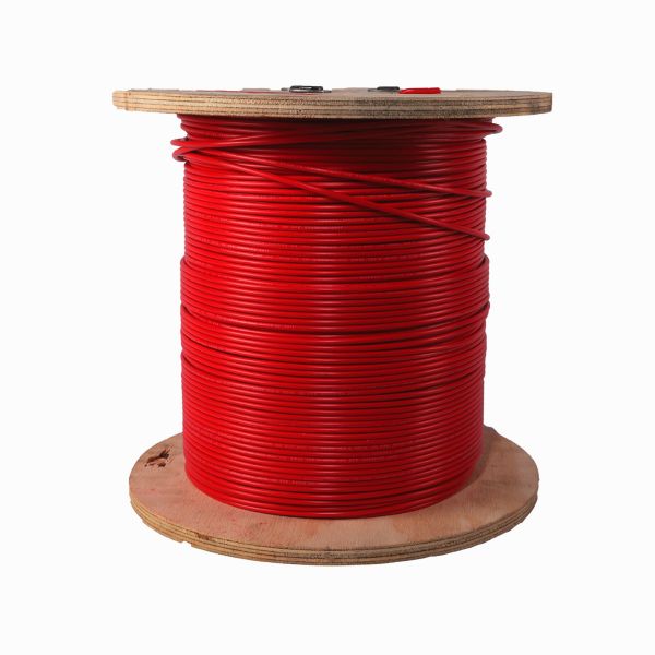 VIAKON. CABLE DE COBRE THW-LS  CAL. 12 AWG ROJO - CARRETE 1000MTS