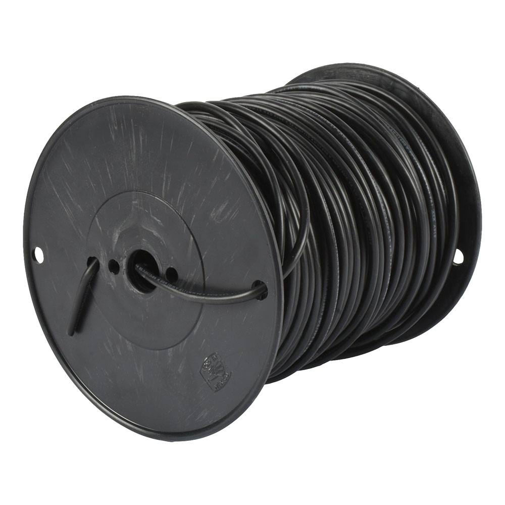 VIAKON. CABLE DE COBRE THW-LS  CAL. 6 AWG NEGRO - CARRETE 1000MTS