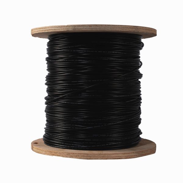 CONDUCTORES DEL NORTE. CABLE DE COBRE THW-LS  CAL. 6 AWG NEGRO - CARRETE 1000MTS