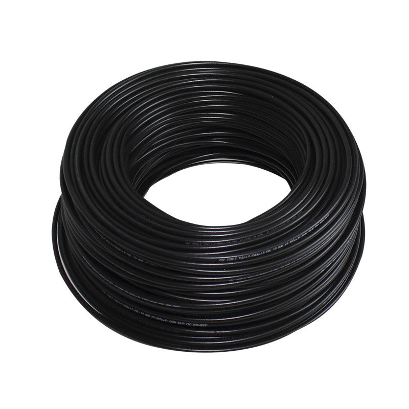 CDC. CABLE THW-LS CAL. 8 AWG NEGRO - ROLLO 100MTS -