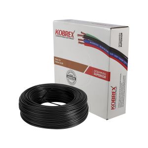 KOBREX.CABLE DE COBRE THW-LS  CAL. 8 AWG NEGRO - ROLLO 100MTS -