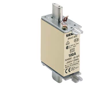 SIEMENS.FUSIBLE NH 3NA3 830 100 AMP TAMAÑO 00