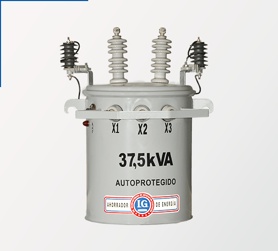 IG. TRANSF TIPO POSTE 37.5KVA 13200YT/7620-120/240 MONOFASICO AUTOPRO. 1 BOQUILLA NORMA K
